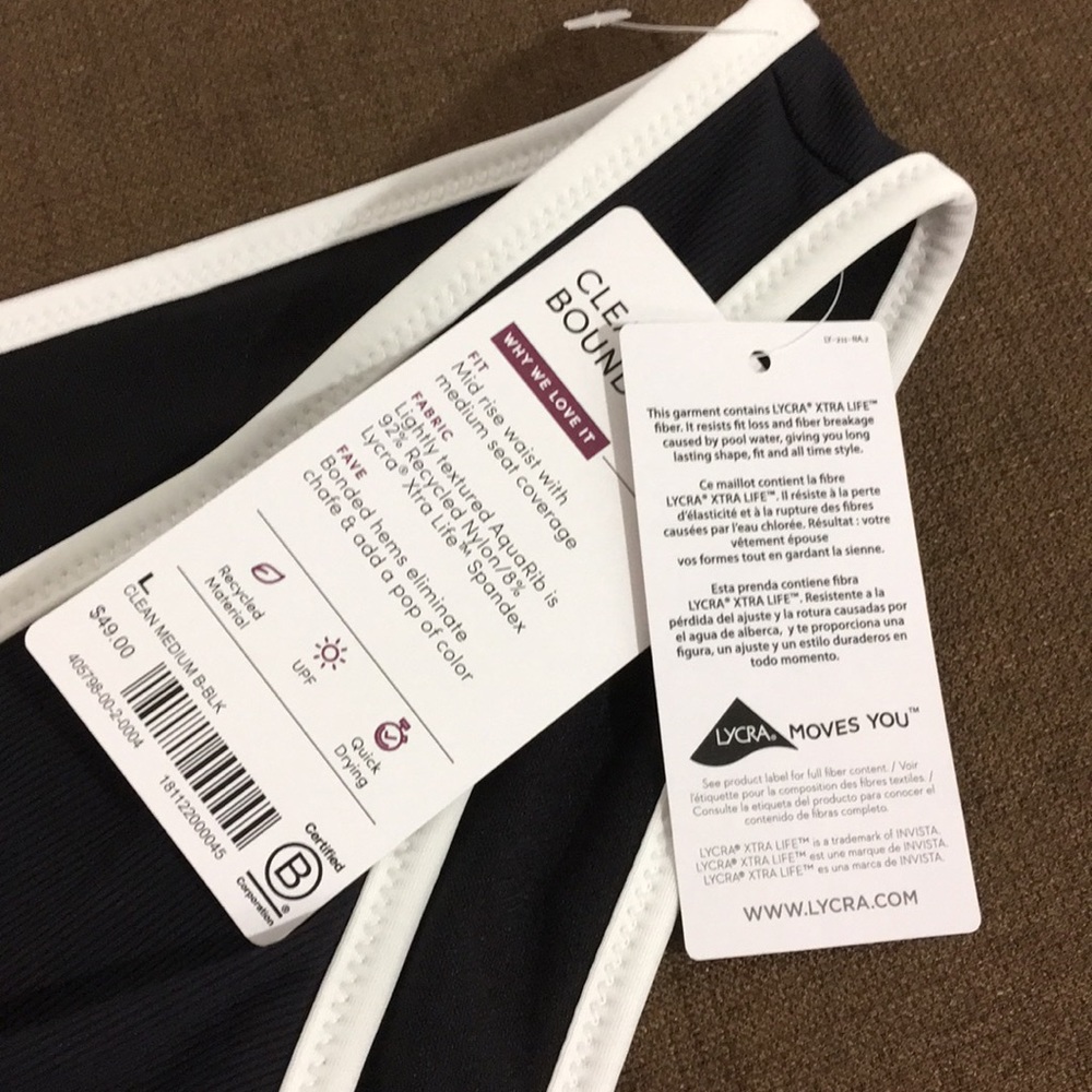 Athleta Swim Bottom. Size Large. - Picture 3 of 4